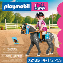 PLAYMOBIL Horses springsport 72135 productafbeelding 3