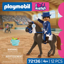 PLAYMOBIL Horses dressuurrijden 72136 productafbeelding 3