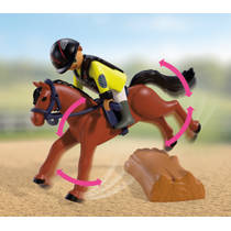 PLAYMOBIL Horses wedstrijd rijbak 72130 productafbeelding 3