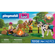 PLAYMOBIL paardrijtocht met kampvuur 72132 productafbeelding 4