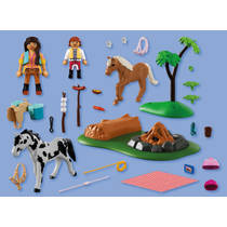 PLAYMOBIL paardrijtocht met kampvuur 72132 productafbeelding 2