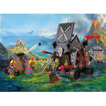 PLAYMOBIL Knights aanvalstoren drakenridder 72210 productafbeelding 3