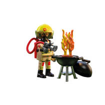 PLAYMOBIL SpecialPlus brandweerman met brandhaard 72149 productafbeelding 5