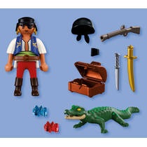 PLAYMOBIL SpecialPlus piraat vs. kaaiman 72154 productafbeelding 2
