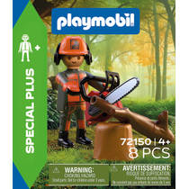 PLAYMOBIL SpecialPlus houthakker met kettingzaag 72150 productafbeelding 4