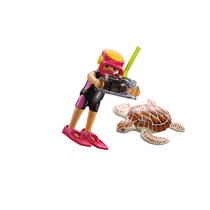 PLAYMOBIL SpecialPlus duiker met schildpad 72151 productafbeelding 3