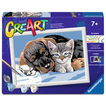 Ravensburger CreArt Schilderen op Nummer twee vrienden