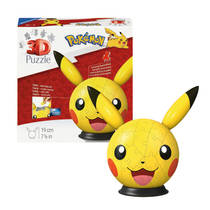Ravensburger Pokémon 3D-puzzel Pikachu met oren - 72 stukjes hoofdafbeelding product
