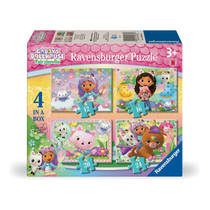 Ravensburger Gabby's Poppenhuis 4-in-1 puzzelset - 12 + 16 + 20 + 24 stukjes