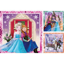 Ravensburger Disney Frozen puzzelset - 3 x 49 stukjes productafbeelding 2