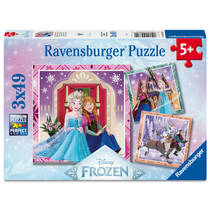 Ravensburger Disney Frozen puzzelset - 3 x 49 stukjes