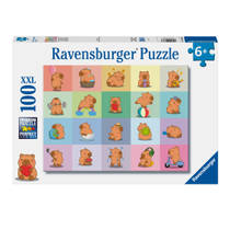 Ravensburger puzzel Capybara - 100 XXL stukjes