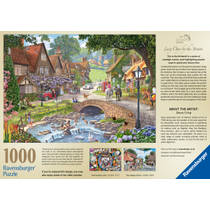 Ravensburger puzzel Lazy Days By The Stream - 1000 stukjes productafbeelding 3