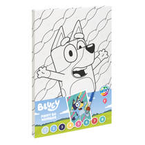Bluey Schilderen op Nummer canvas - 29 x 19 cm hoofdafbeelding product