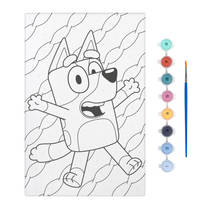 Bluey Schilderen op Nummer canvas - 29 x 19 cm productafbeelding 2