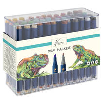 Nassau Fine Art ronde dual markers set 48-delig hoofdafbeelding product