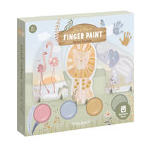 Little Dutch Safari Friends vingerverf 4 kleuren