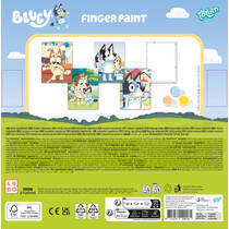 Bluey vingerverf set + verf en 5 kaarten productafbeelding 3