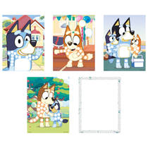 Bluey vingerverf set + verf en 5 kaarten productafbeelding 2