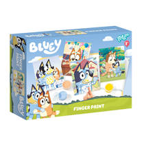 Bluey vingerverf set + verf en 5 kaarten hoofdafbeelding product