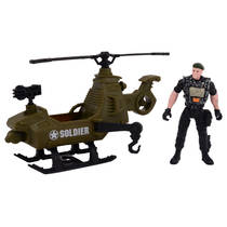 Combat Force helikopter en motor speelset productafbeelding 3