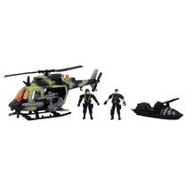 Combat Force helikopter en speedboot speelset productafbeelding 3