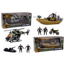 Combat Force helikopter en speedboot speelset