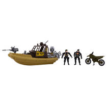 Combat Force helikopter en speedboot speelset productafbeelding 2