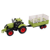 Junior Farming tractor met aanhanger speelset productafbeelding 3