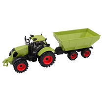 Junior Farming tractor met aanhanger speelset productafbeelding 2