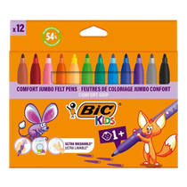 BIC Kids Jumbo viltstiften set 12-delig