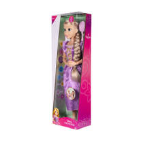 Disney Princess pop Rapunzel met haarborstel - 80 cm productafbeelding 3