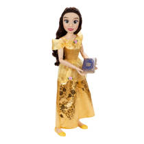 Disney Princess pop Belle met haarborstel - 80 cm productafbeelding 4