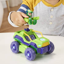 Marvel Iron Man and His Awesome Friends Iron Hulk 2-in-1 mech-pak en voertuig productafbeelding 5