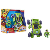 Marvel Iron Man and his Awesome Friends 2-in-1 voertuig naar Mech-pak productafbeelding 2