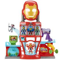 Marvel Iron Man and his Awesome Friends elektronische Iron Quarters speelset productafbeelding 6