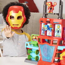 Marvel Iron Man and his Awesome Friends elektronische Iron Quarters speelset productafbeelding 5