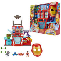 Marvel Iron Man and his Awesome Friends elektronische Iron Quarters speelset
