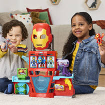 Marvel Iron Man and his Awesome Friends elektronische Iron Quarters speelset productafbeelding 3