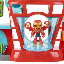 Marvel Iron Man and his Awesome Friends elektronische Iron Quarters speelset productafbeelding 9