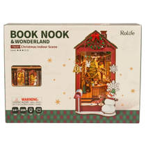 Robotime Rolife houten miniatuur Book Nook Christmas Indoor Scene productafbeelding 2