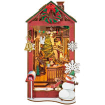 Robotime Rolife houten miniatuur Book Nook Christmas Indoor Scene hoofdafbeelding product