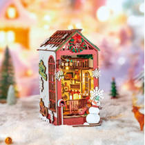 Robotime Rolife houten miniatuur Book Nook Christmas Indoor Scene productafbeelding 3
